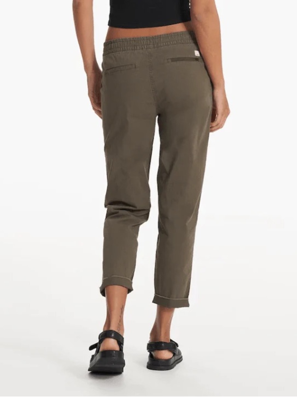 Vuori Olive Ripstop Cropped Pants - Picture 7 of 8